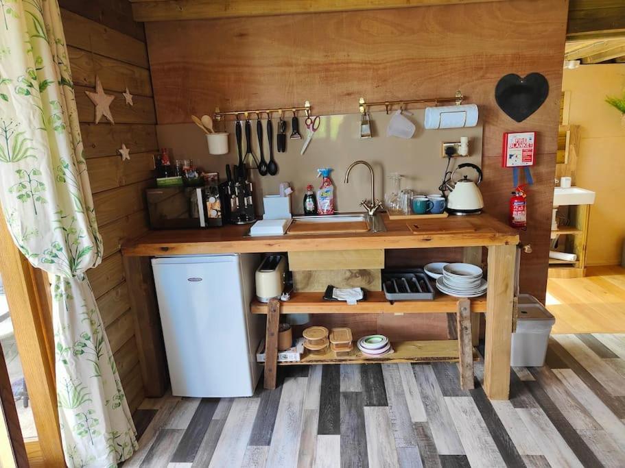 Little Swelle Cabin With Awesome Sea Views Poundstock Eksteriør bilde