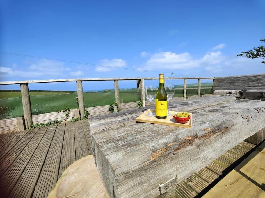 Little Swelle Cabin With Awesome Sea Views Poundstock Eksteriør bilde
